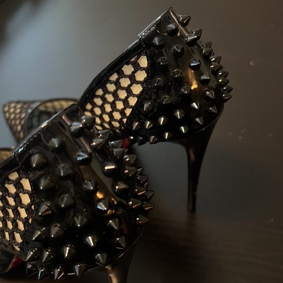 Christian Louboutin Guni Spiked Heels - Picture 5 of 10